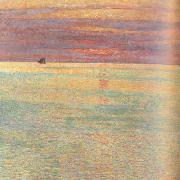 Childe Hassam Sunset at Sea (nn02) France oil painting reproduction